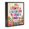Stupell Industries Good Day To Read A Book Framed Giclee, design by Katherine Herrell Studio